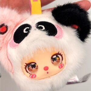 Cute Panda Plush Kids Bag Charm